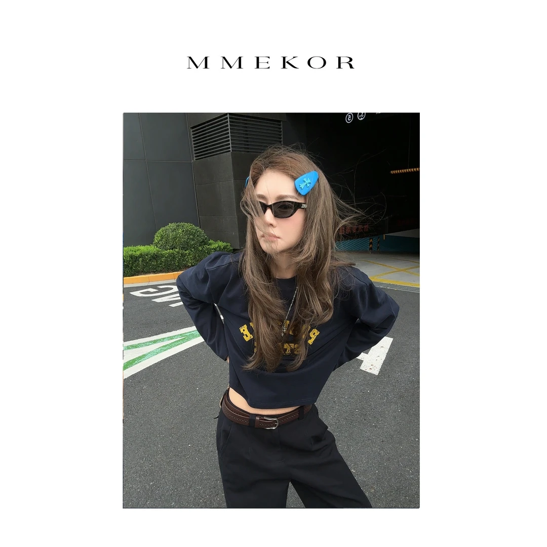 MMEKOR “学术卫衣” 2025新款秋款活力常青藤时髦上衣 30235