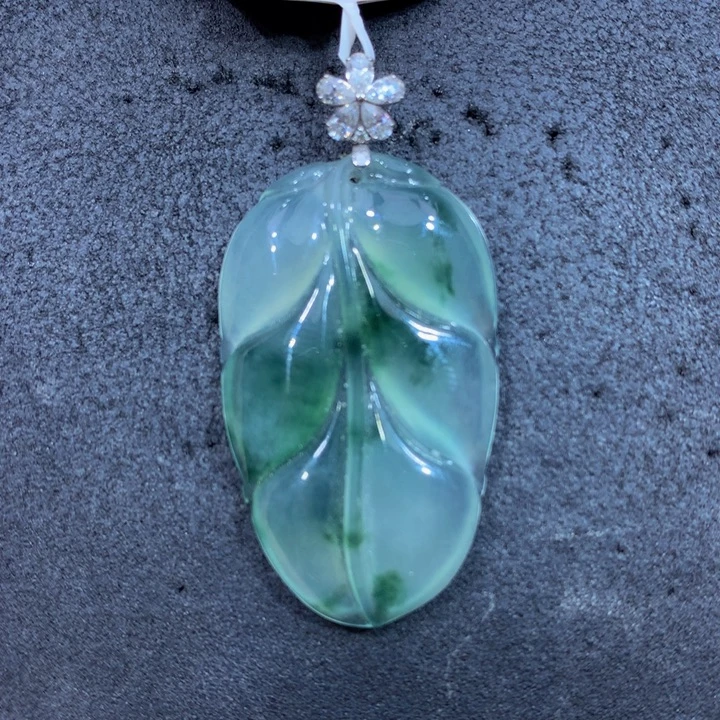 翡翠18K金镶嵌手链翡翠