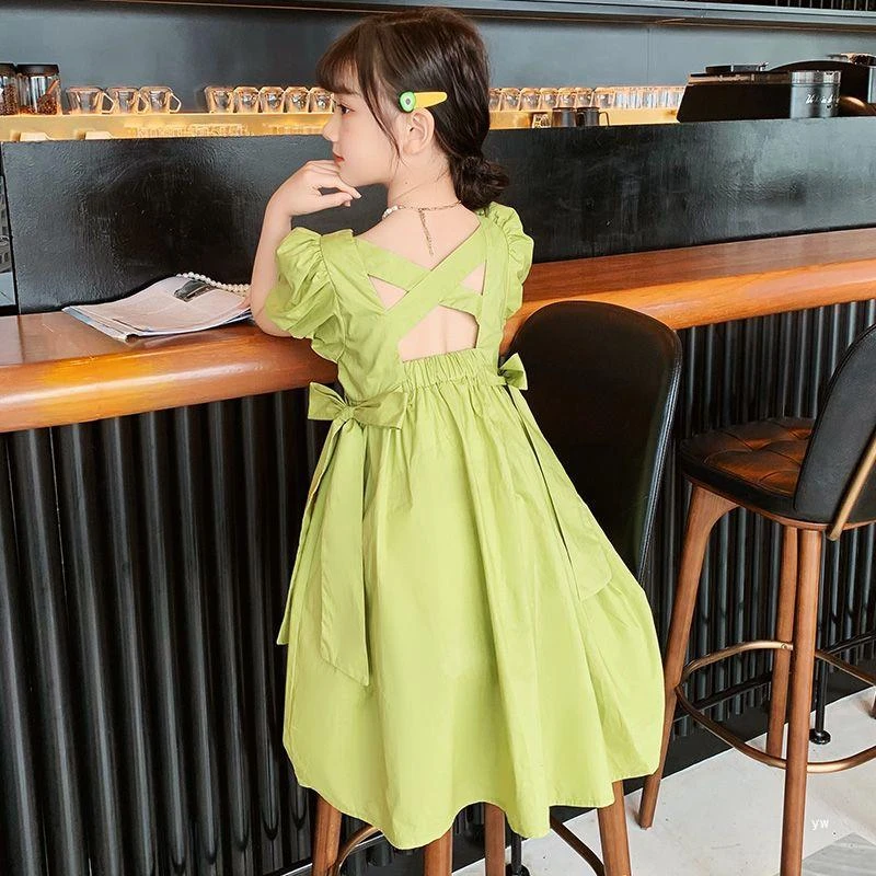 童装女童公主裙夏装2023洋气新款中大儿童裙子夏款女孩夏季连衣裙