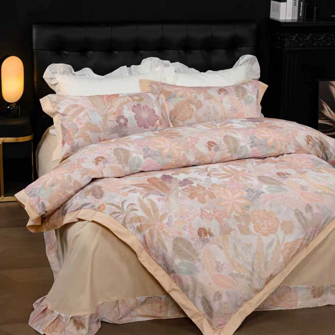 【青莎】秋冬被-柔花寝章-黄-200*230cm双人冬被