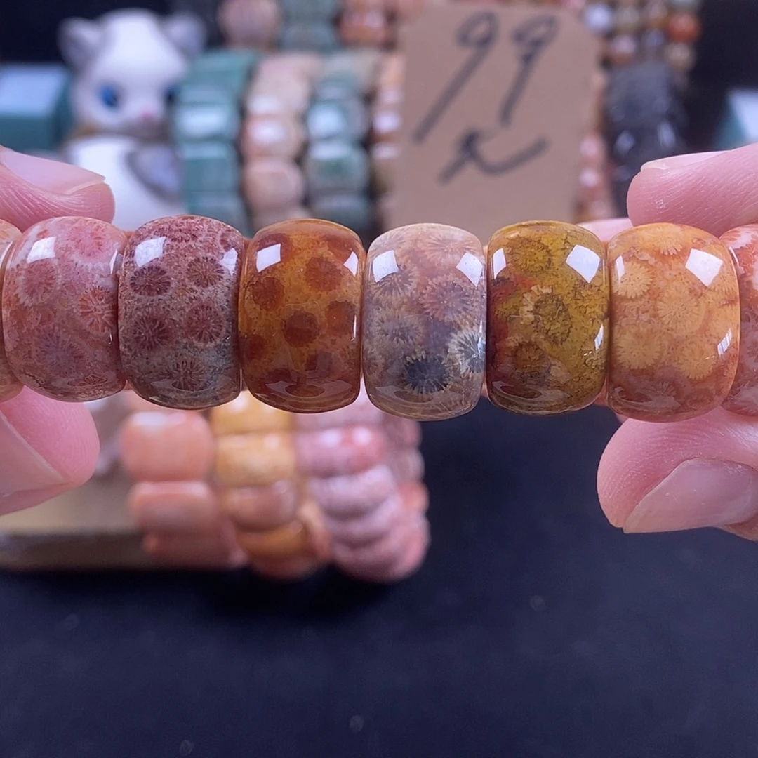 未镶嵌手牌硅化珊瑚（珊瑚玉）14