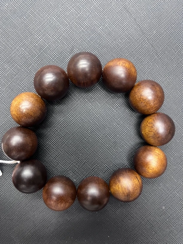 G536沉木圆珠手串