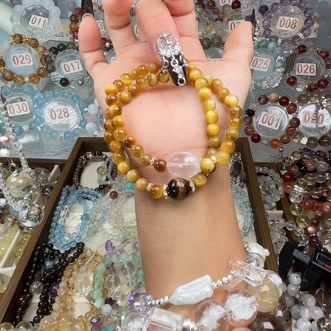 银S925镶嵌水晶手链