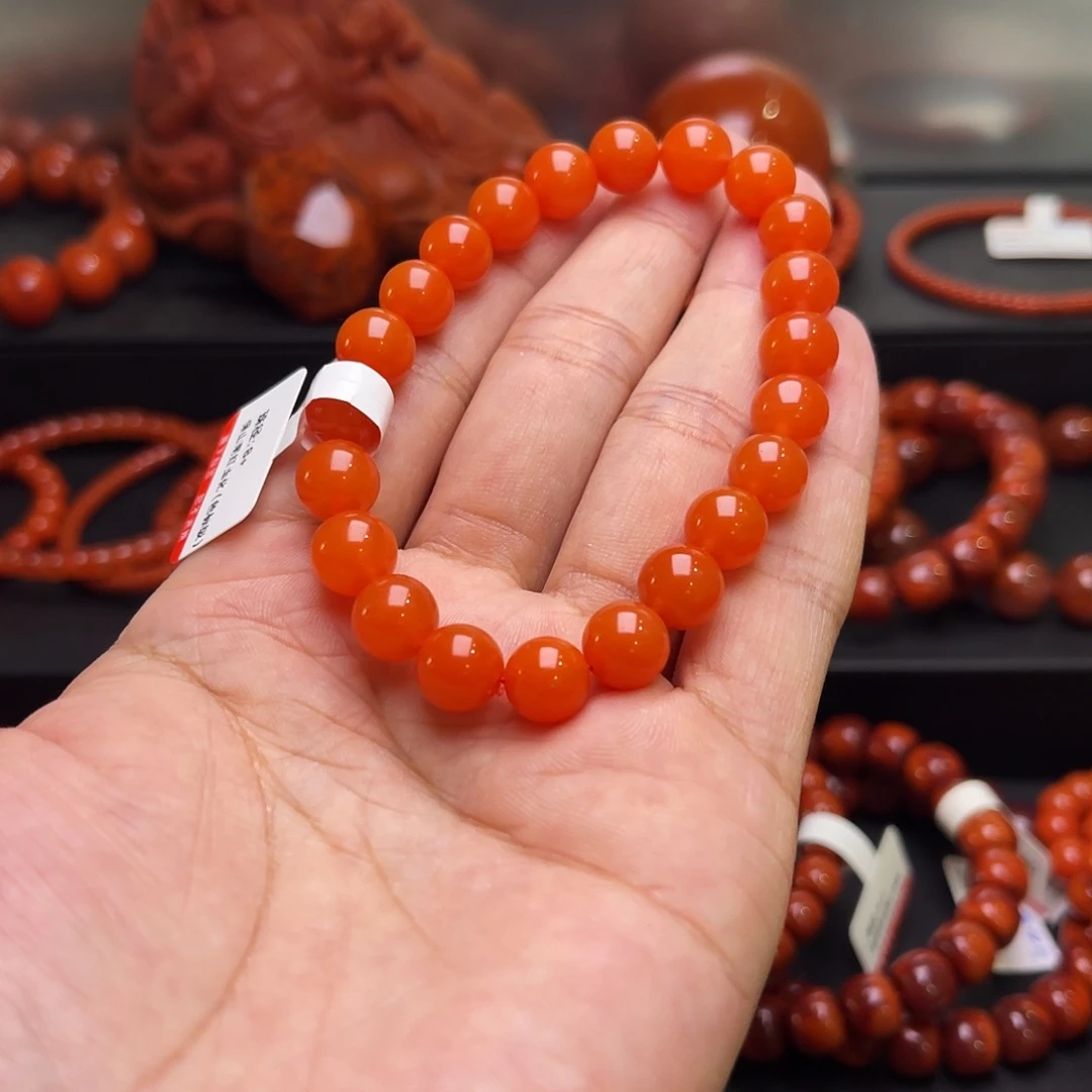 南红玛瑙未镶嵌手串南红