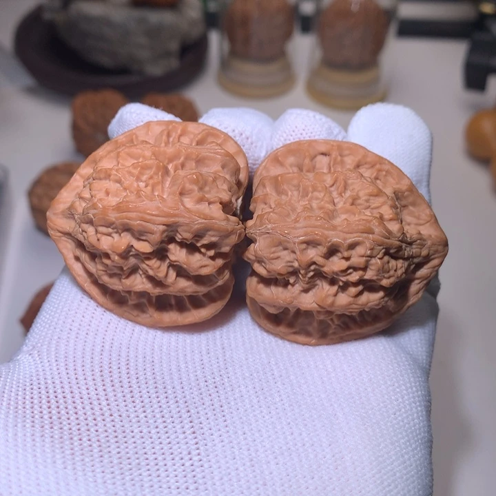 文玩核桃把件火焰马蹄