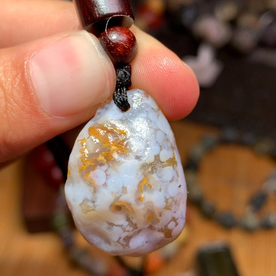 未镶嵌玛瑙/玉髓珠宝半成品