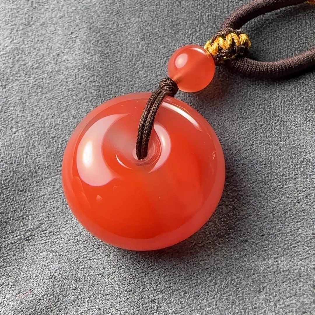 南红玛瑙未镶嵌25平安扣