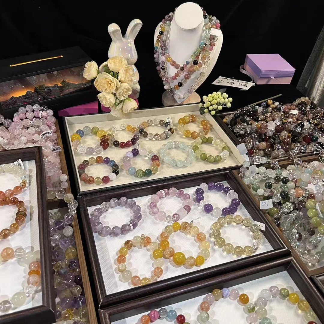 【發發】天然水晶手串 扣数字拍多样性发货 发其一 （乱拍发单珠）