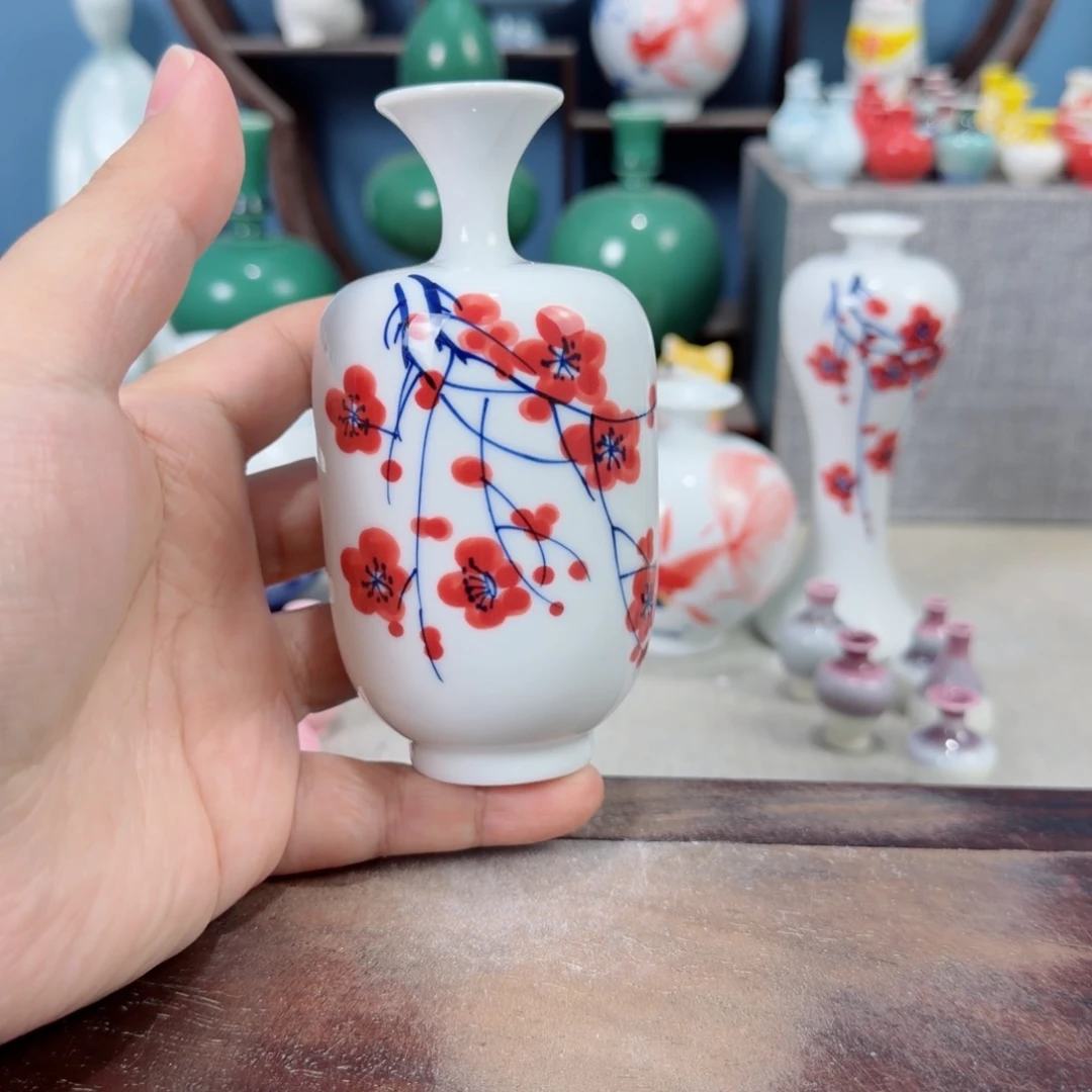 陶瓷手工小花器摆件