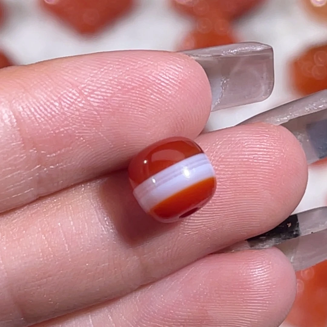 未镶嵌红一线药师8.1x7.4不退换玛瑙/玉髓