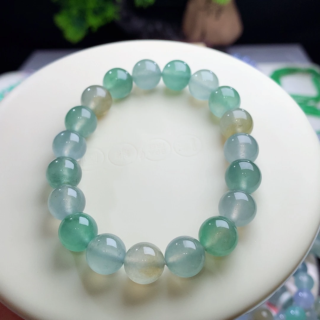 未镶嵌手串翡翠卡10mm