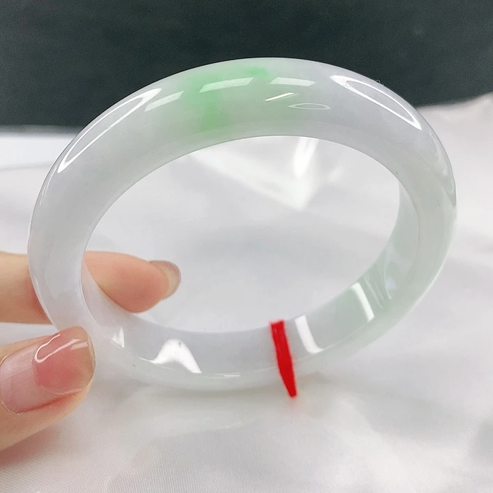 翡翠未镶嵌手镯圈57.8，40161