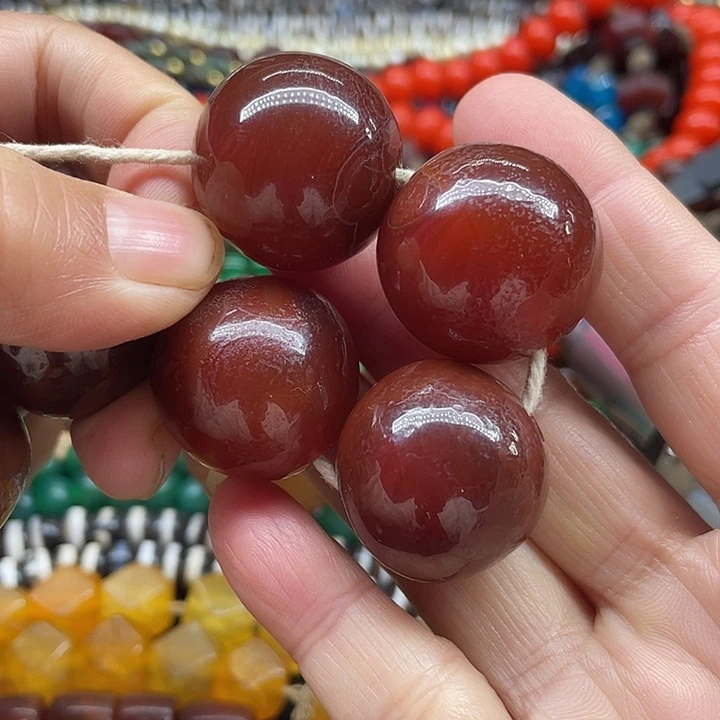 老***袁玛瑙/玉髓未镶嵌颈饰