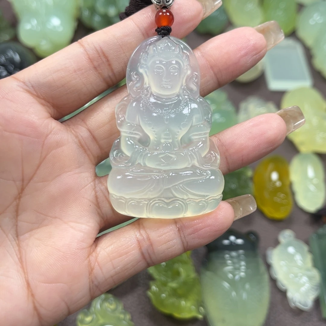 未镶嵌蛇纹石玉颈饰