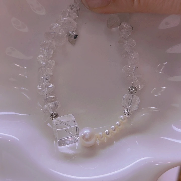 淡水珍珠手绳合金