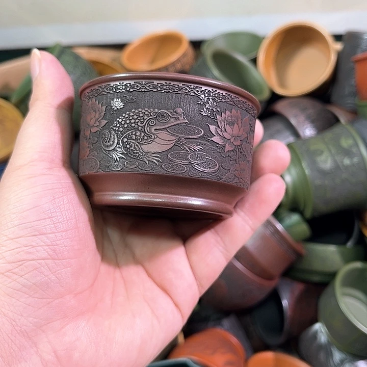 茶杯紫砂全手工紫砂主人杯