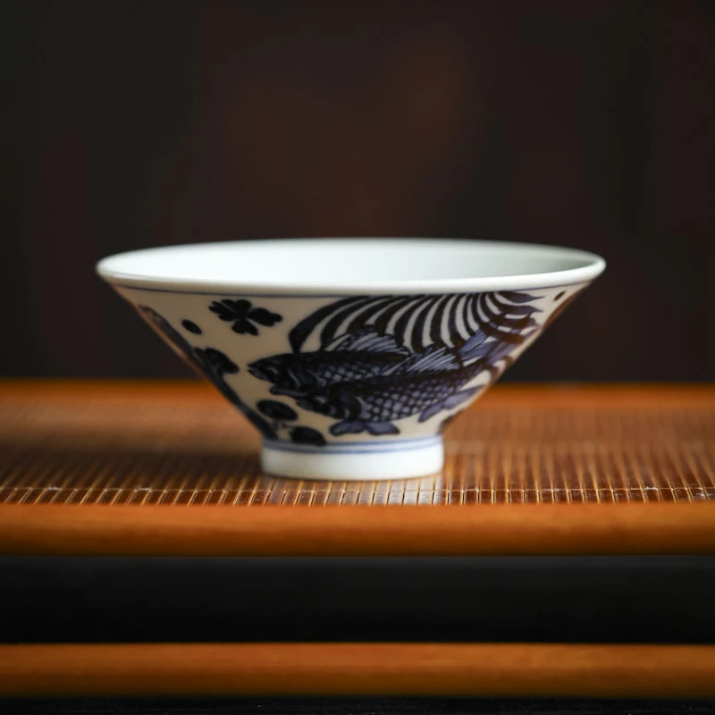 阿茶 鱼藻-翁宿-斗笠杯-100CC（翁宿S0158）