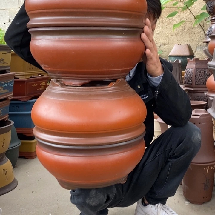 紫砂花盆紫砂特价包邮送