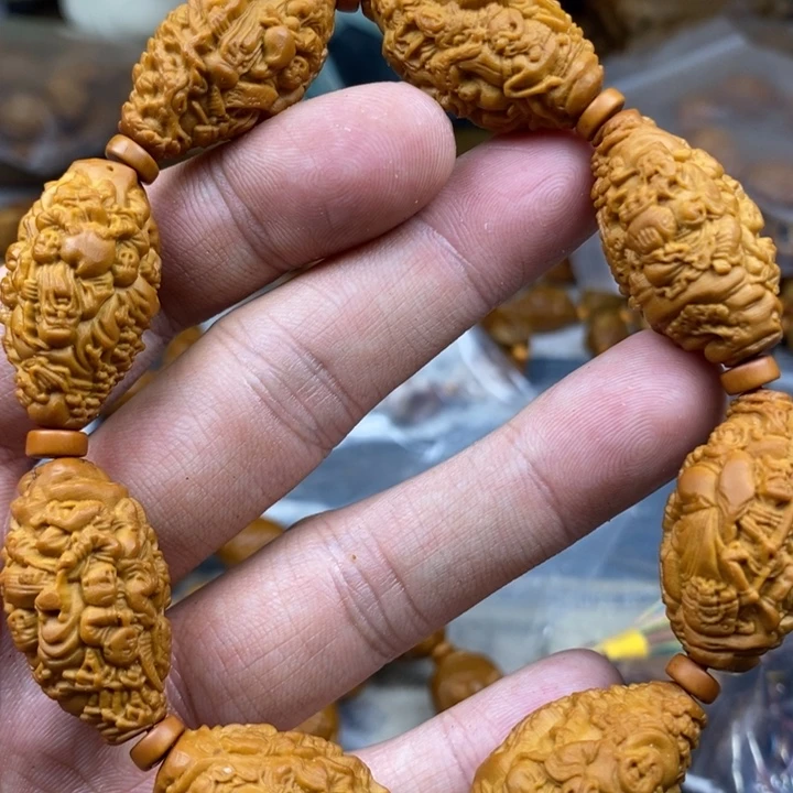 橄榄核手串/手链橄榄核雕工艺手串