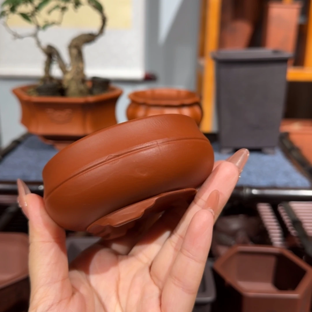 深***司花盆紫砂半手工制作