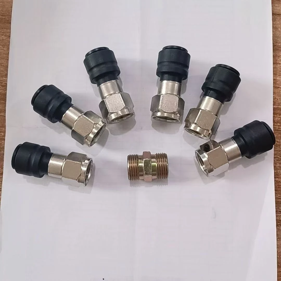 快插防爆接头半挂车牵引车气路管路通用12气管快插三件套
