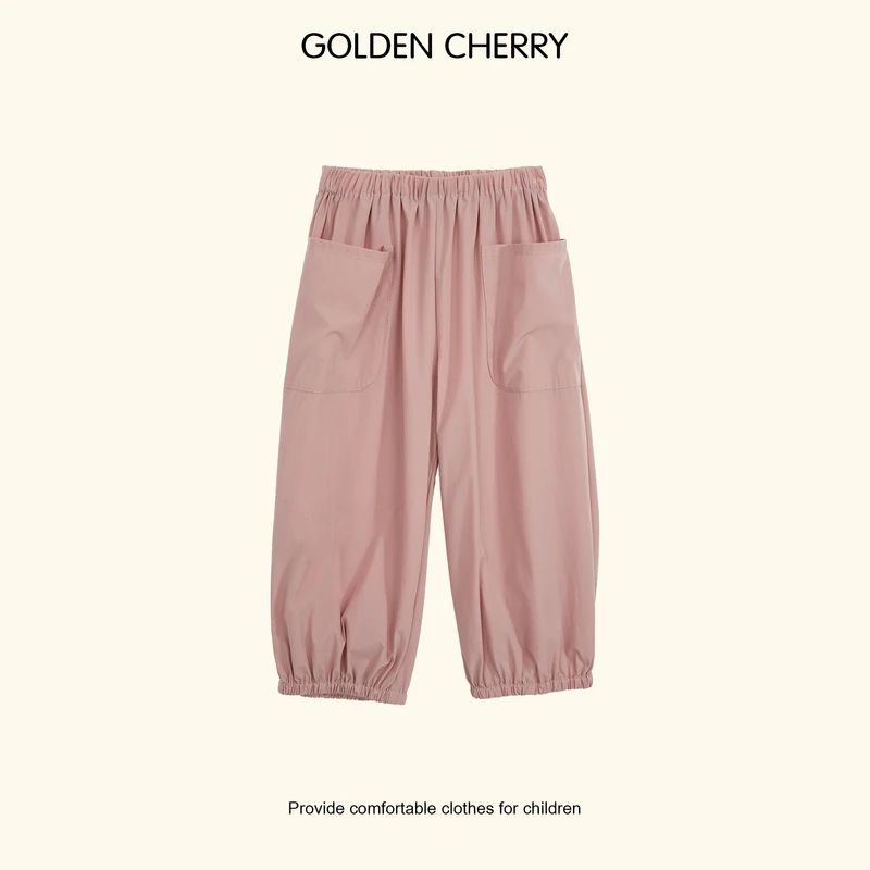 【金樱桃Golden cherry】小童多色瞬吸大兜工装裤285181