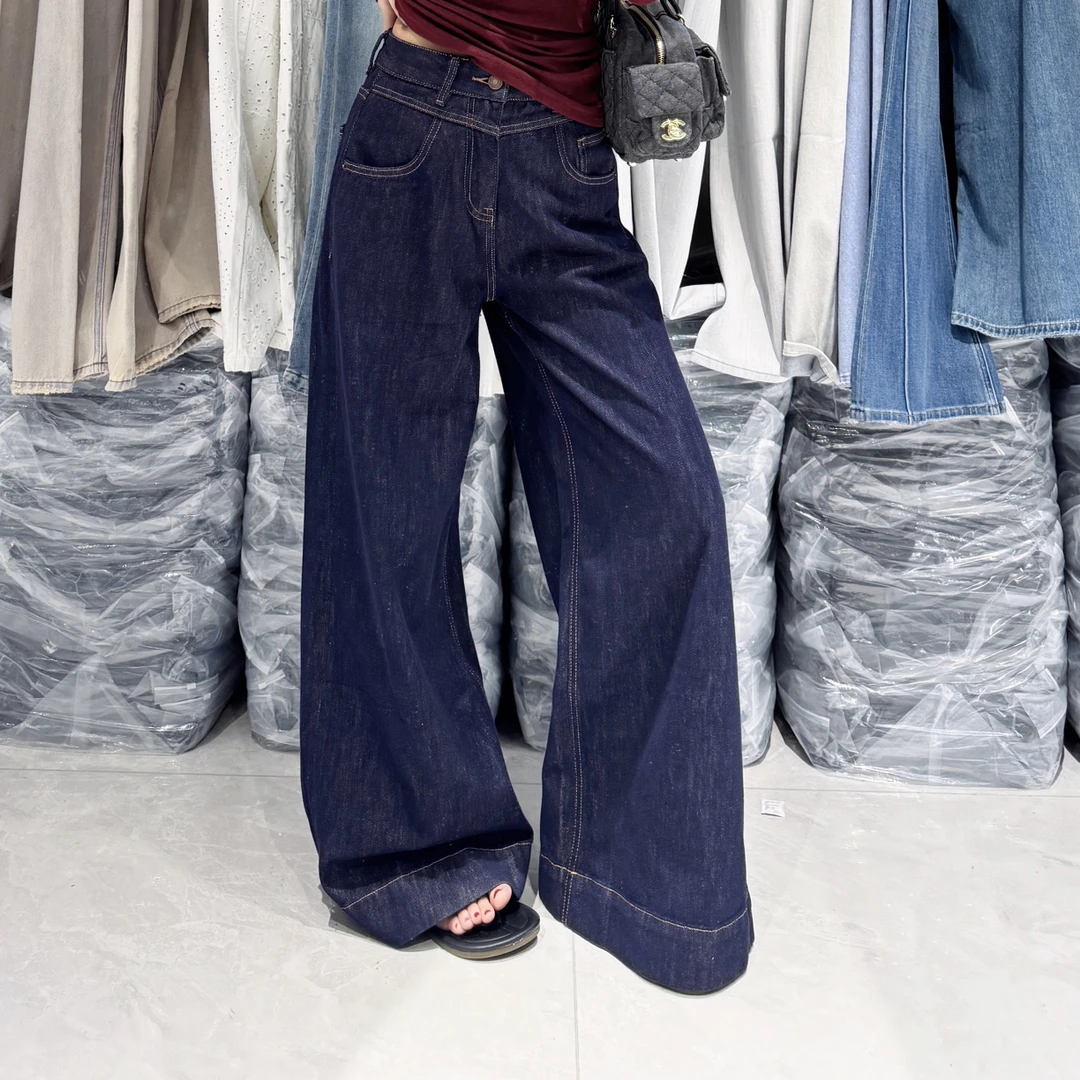 a. b2精选显瘦阔腿裤秋款