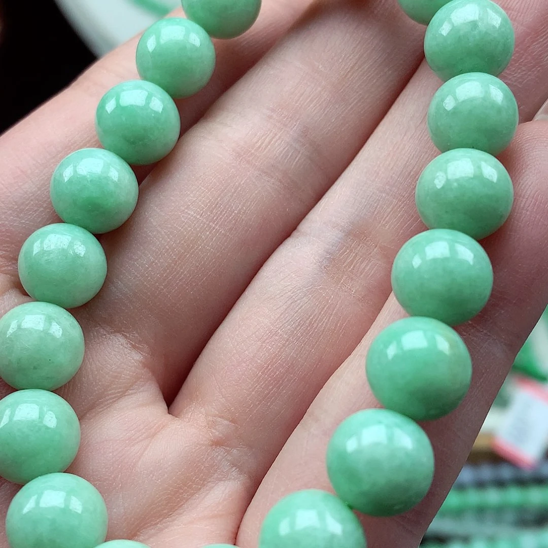 翡翠未镶嵌项链翡翠