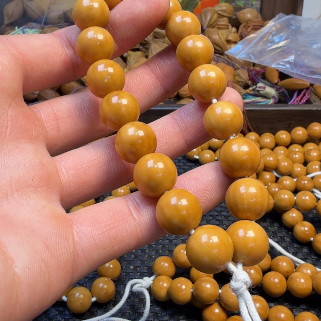 橄榄核手串/手链猴头光珠