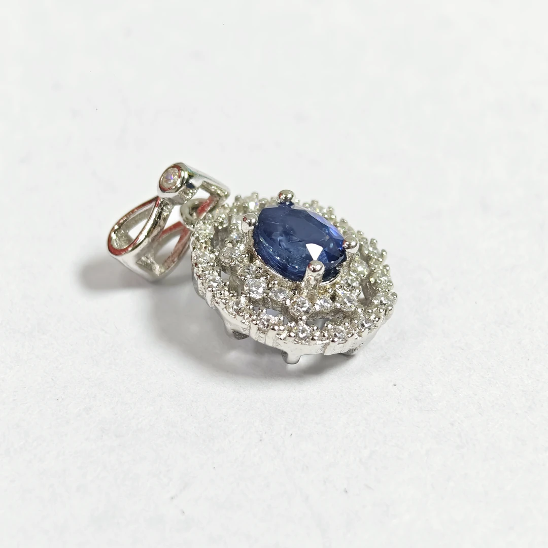 【书记甄选】天然蓝宝石吊坠 多样性发一件 7859AX