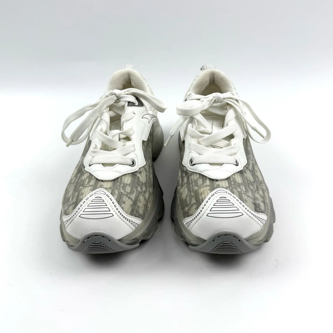 99新 DIOR/迪奥 37.5码 老花满印低帮运动鞋 xz0339