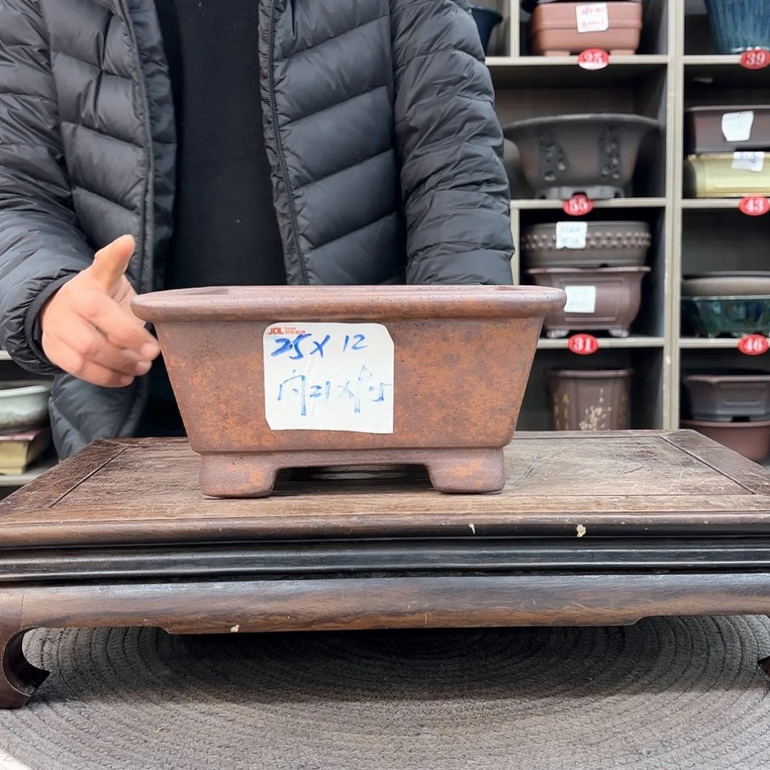 紫砂花盆枕**云紫砂的颜色很好看