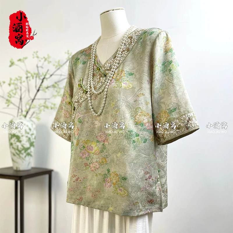[小田园] 小酒窝新国风 新中式时尚气质上衣-59