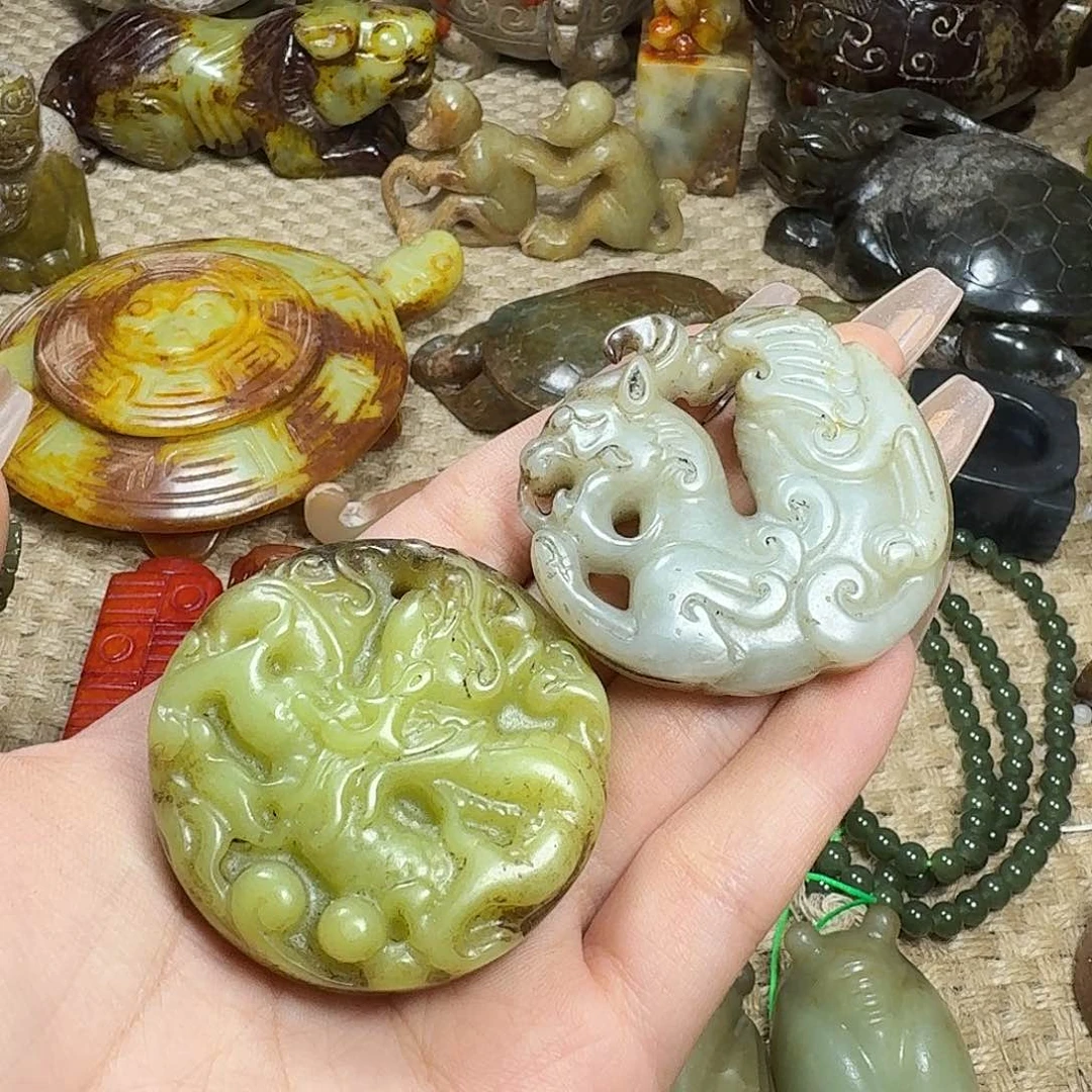 白玉菩提吊坠梅****゛挂件