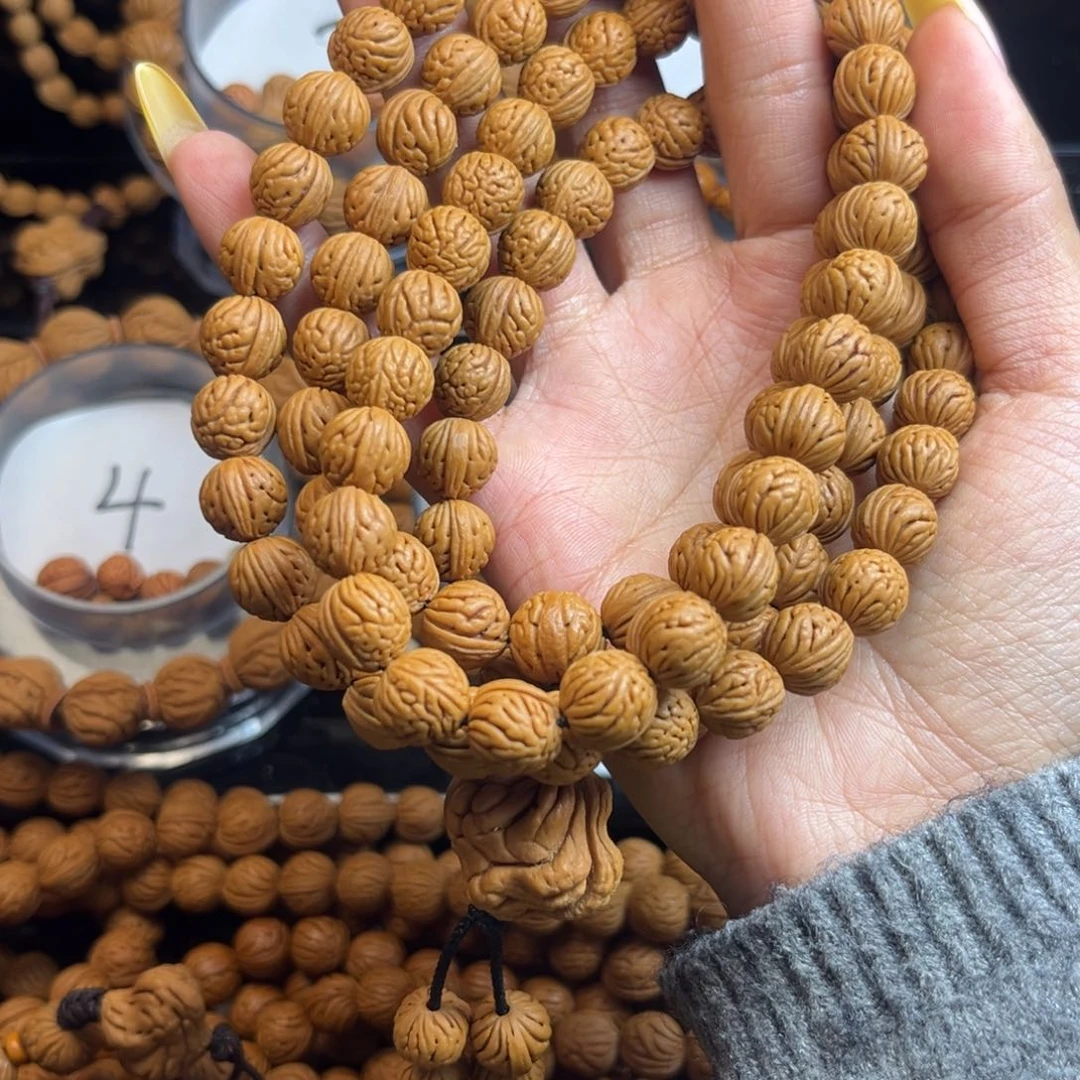 手串桃核让**碎桃核脖挂