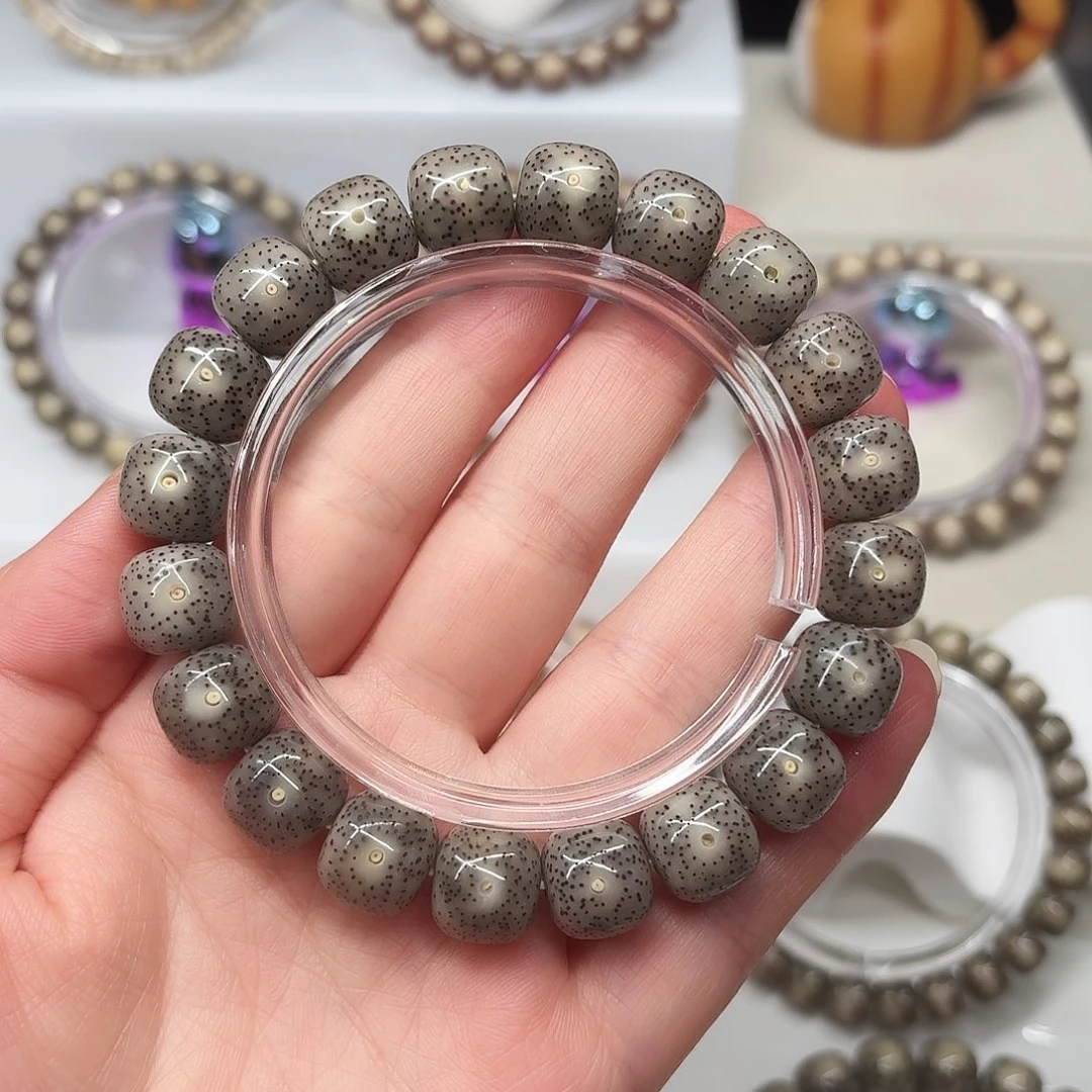 星月菩提手串卡12黑冰针尖星压车勿拍