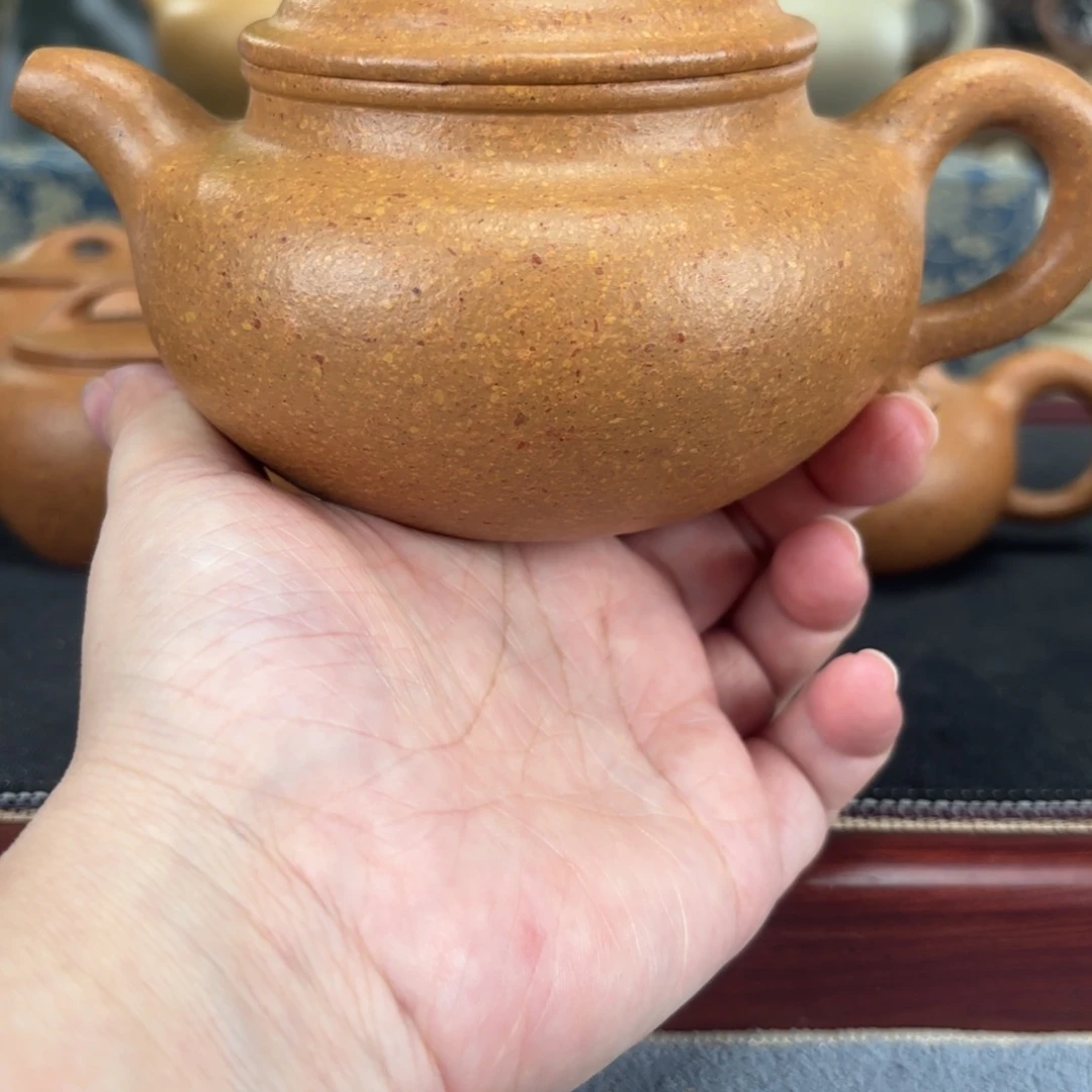 茶壶紫砂梨皮黄段大仿古360