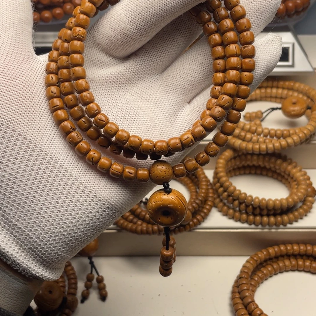 吊坠桃核东北核红魔核壁6*7短轴老型全品毕业级脖挂128颗