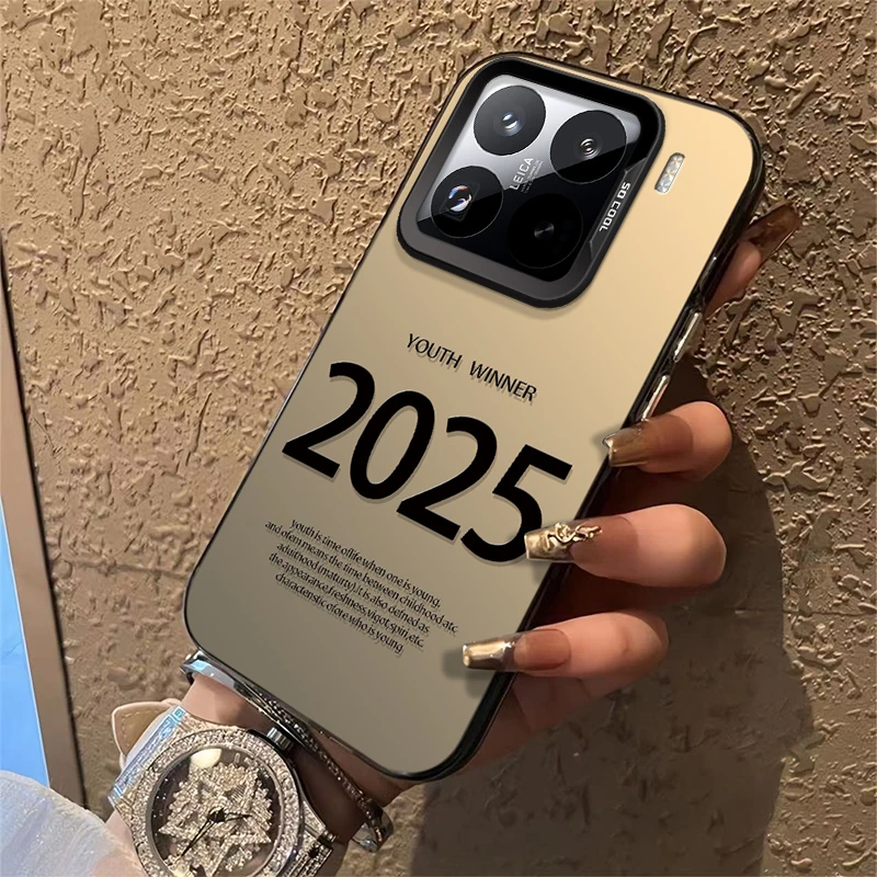 适用于【小米】15Pro创意简约2025个性男女新款防摔手机壳