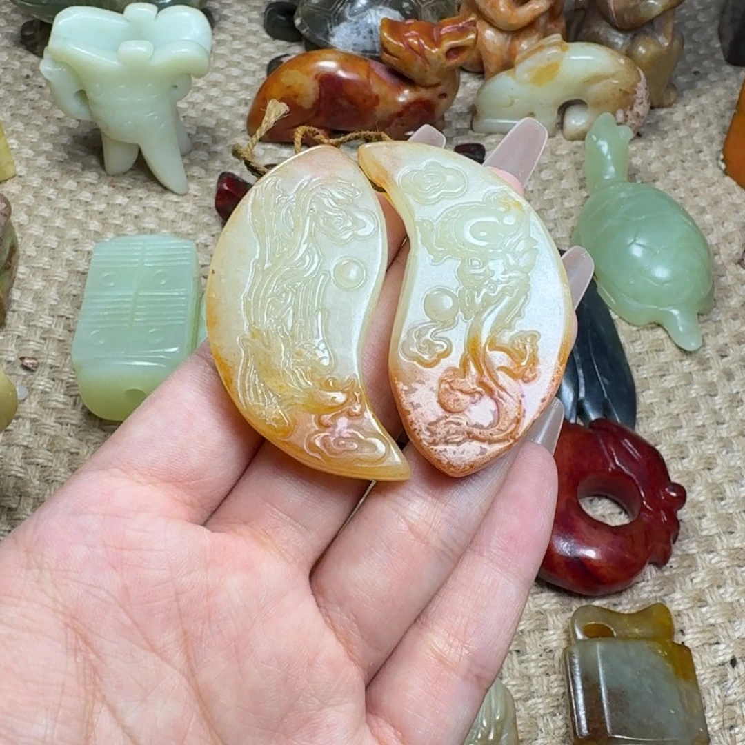白玉菩提吊坠挂件