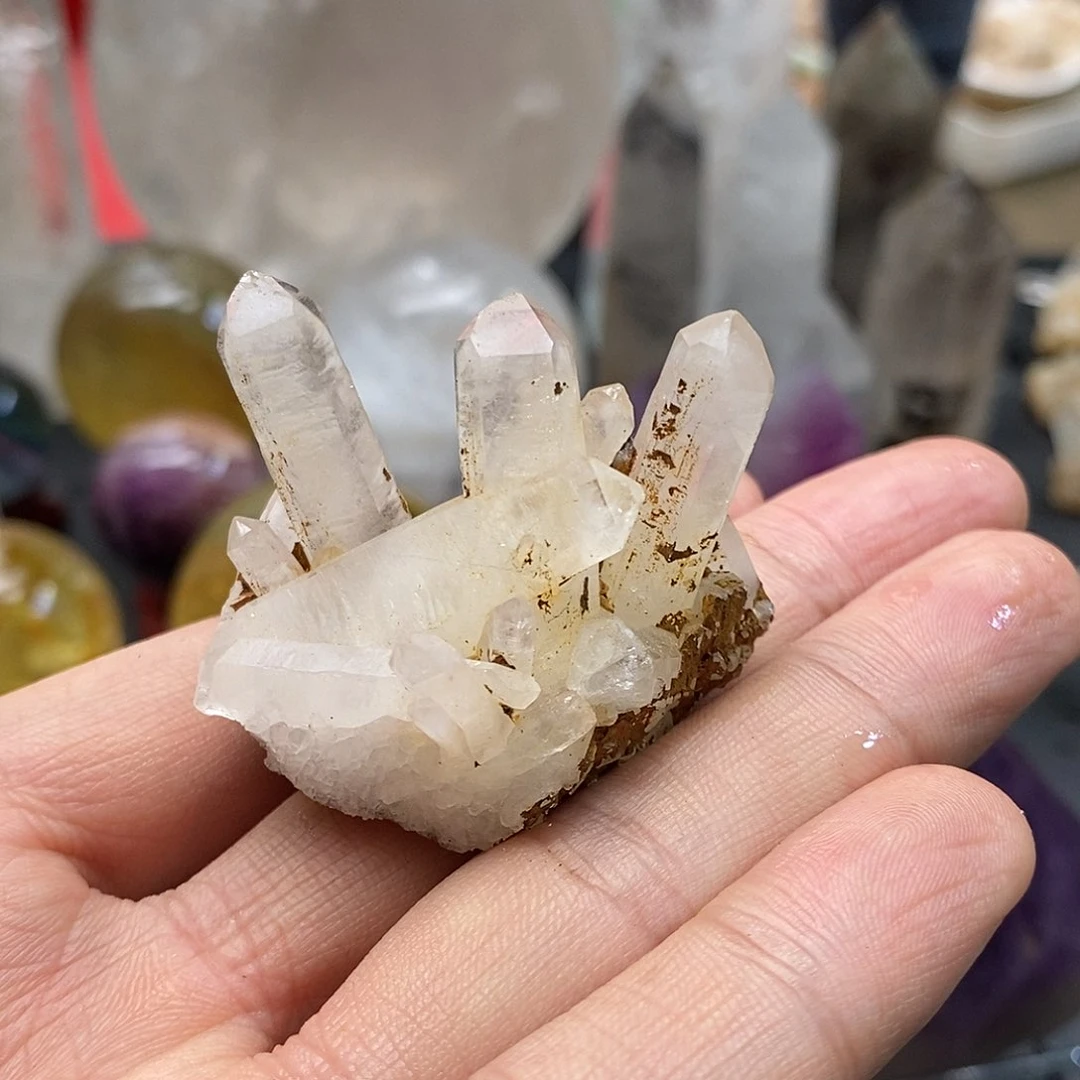 水晶珠宝半成品未镶嵌棠*