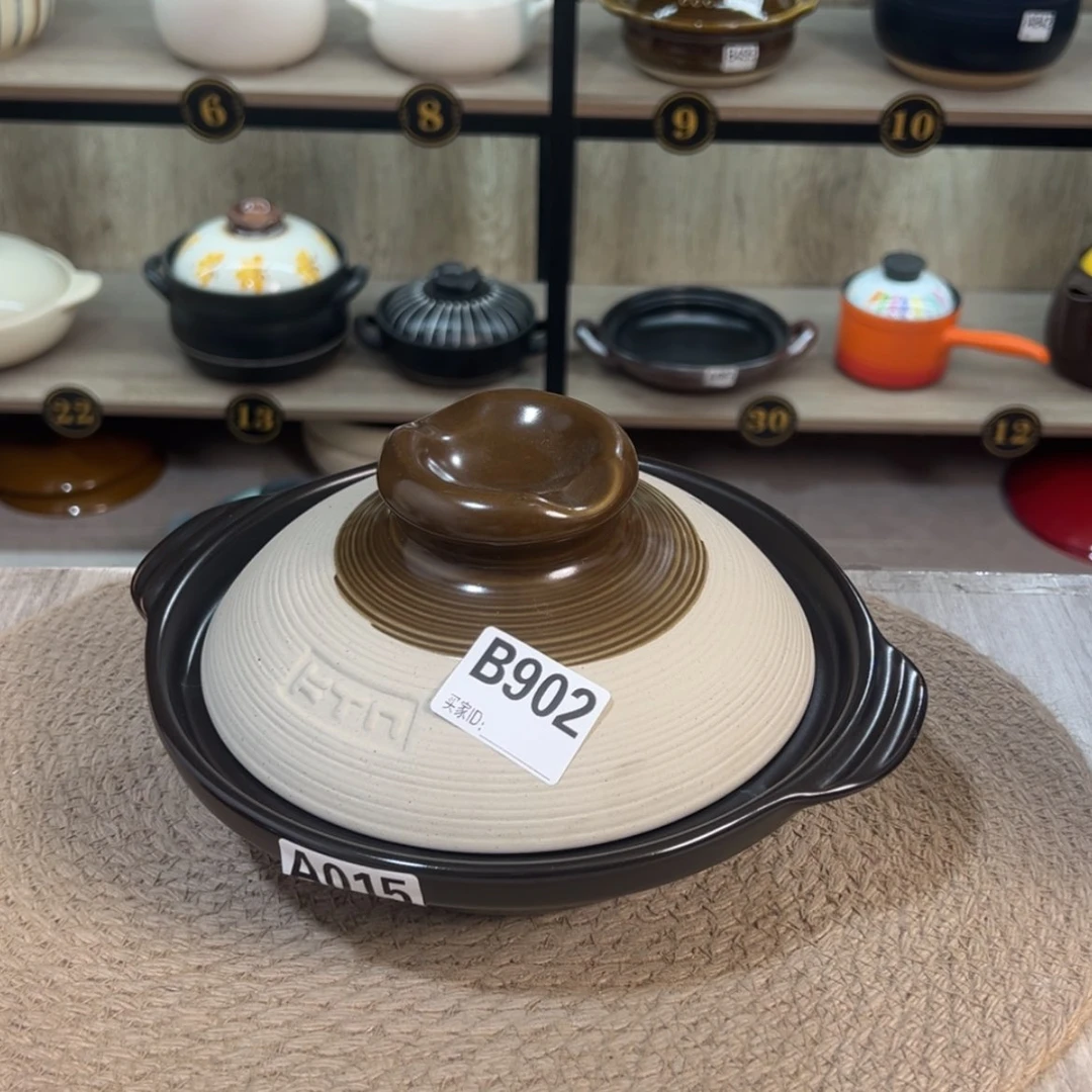 【闪购商品】口径21.5厘米砂锅微瑕疵品015