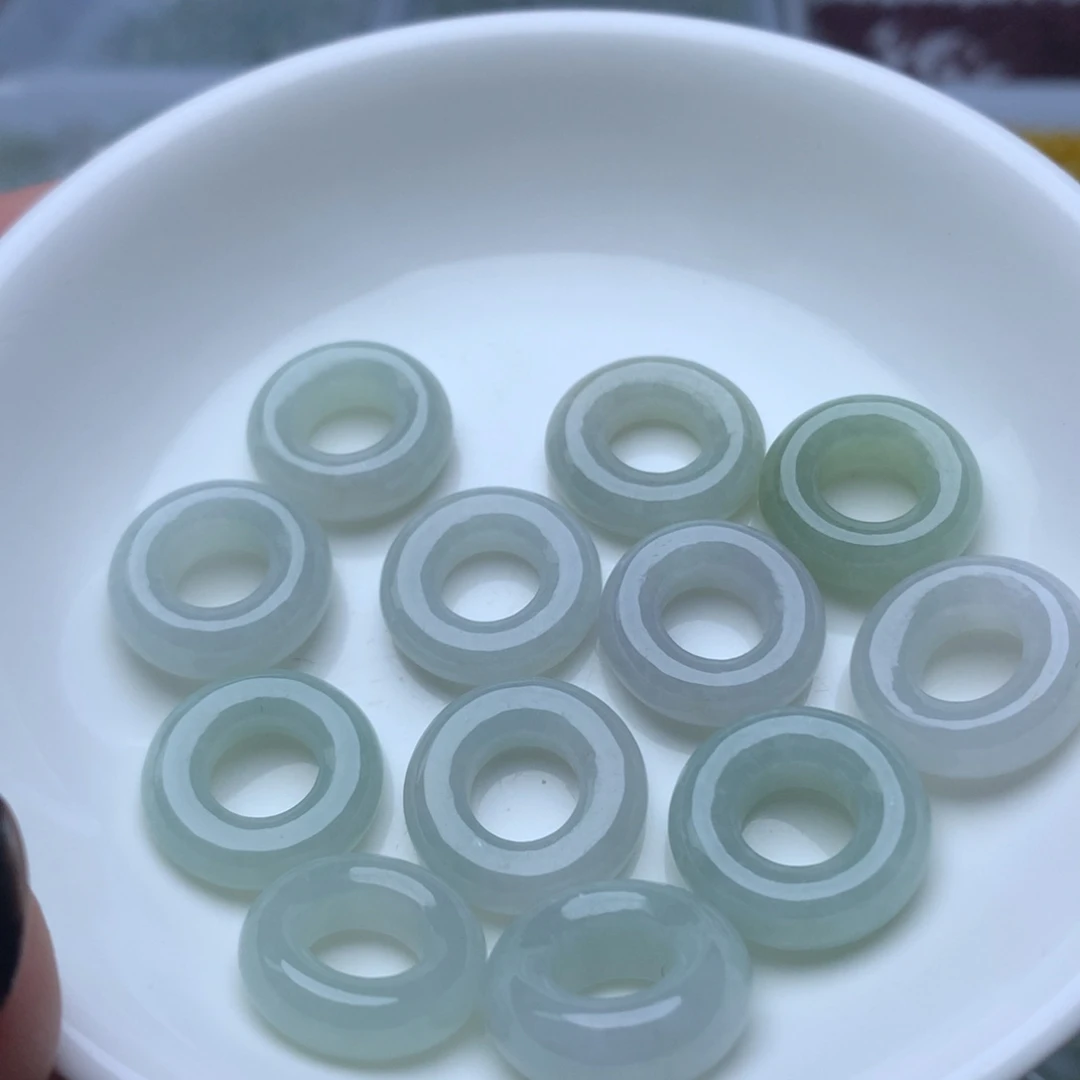 散珠翡翠卡17冰玉环5个