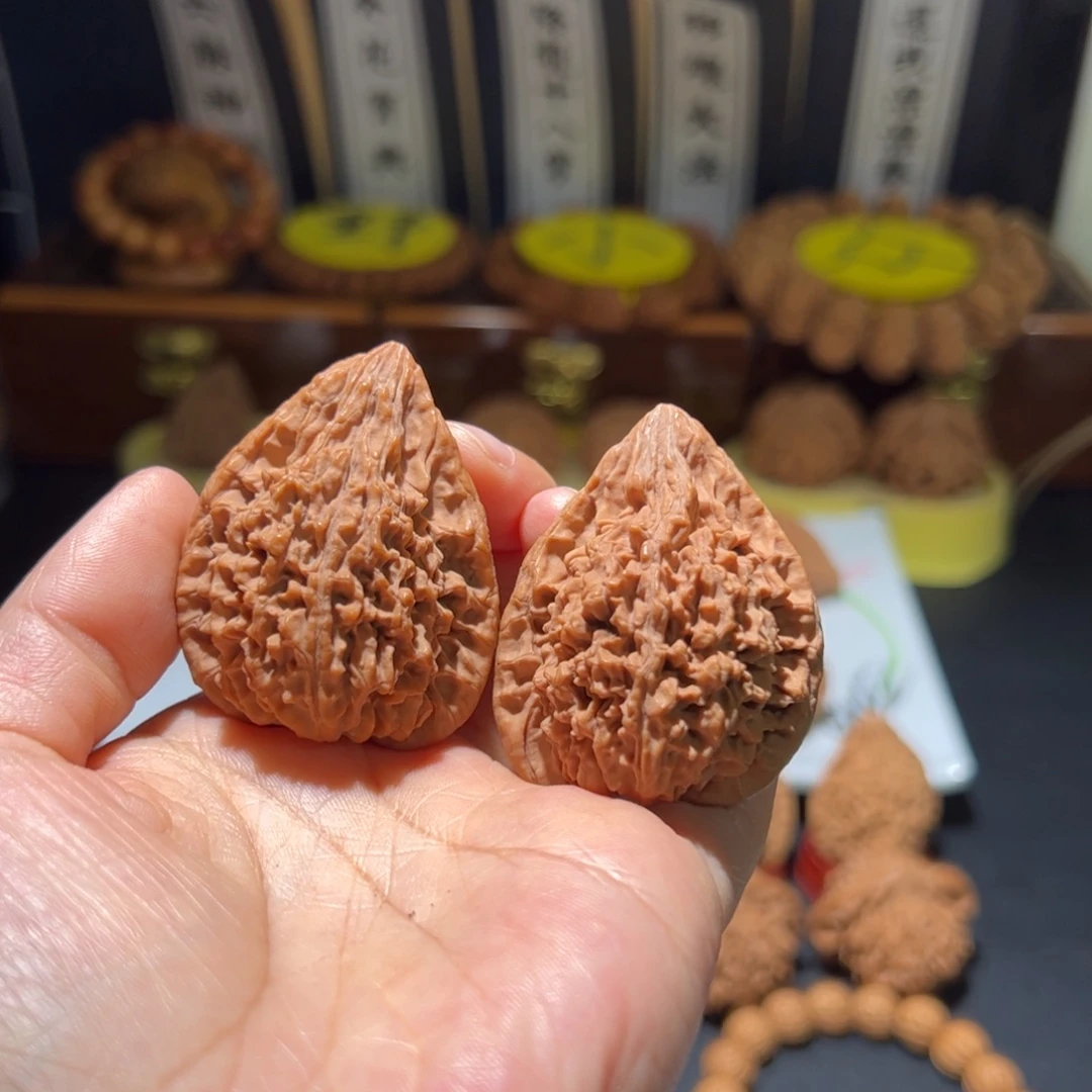 空***️把件文玩核桃火凤鸡心