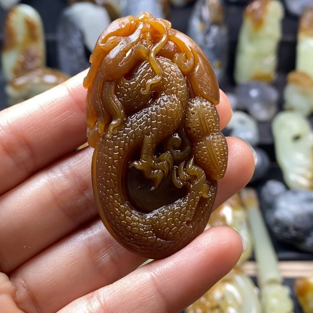 未镶嵌和田玉挂件货**哥