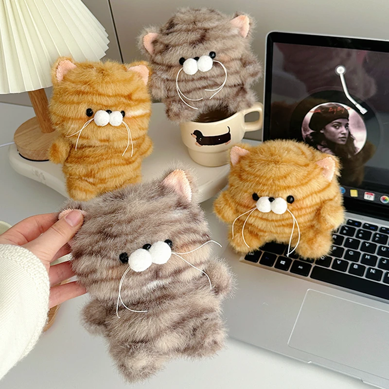 原创狸花猫咪玩偶可爱桌伴娃娃学习搭子毛绒玩具公仔女生生日礼物