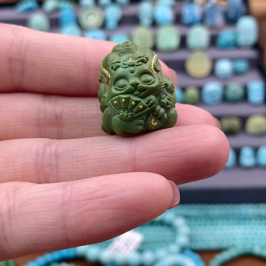 绿松石珠宝奇石未镶嵌