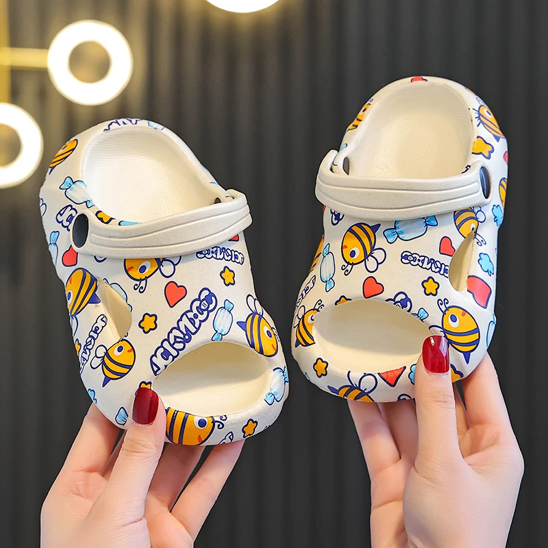 儿童凉拖鞋男童女孩可爱宝宝夏季室内小孩防滑卡通家居幼儿中小童