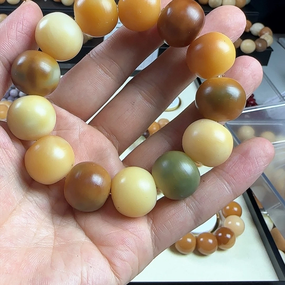 菩提根/象牙果手串龙*瑕疵手串一条