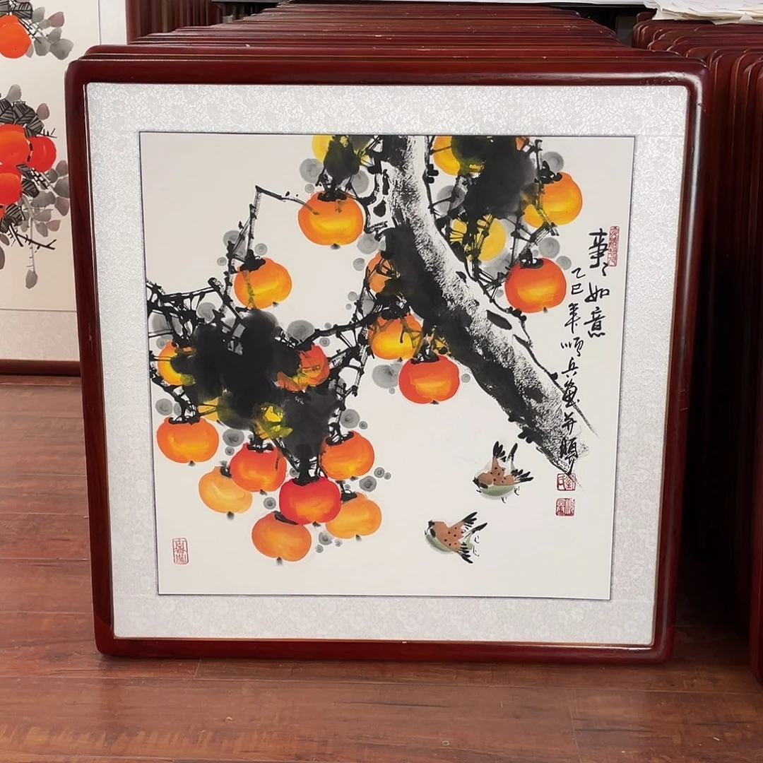 国画带框尺寸63*63厘米
